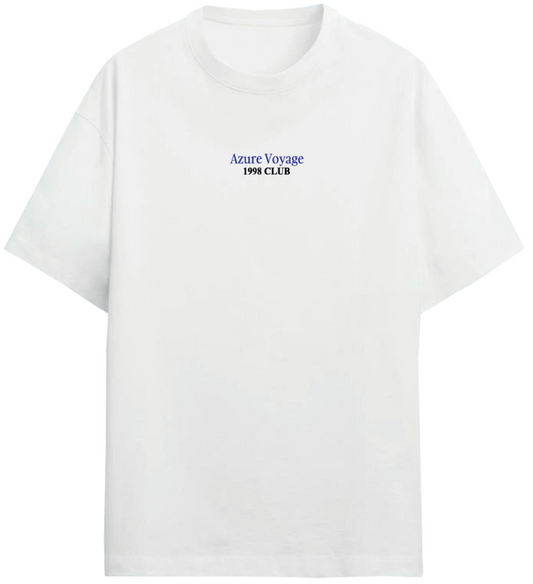 Azure Voyage White T-shirt